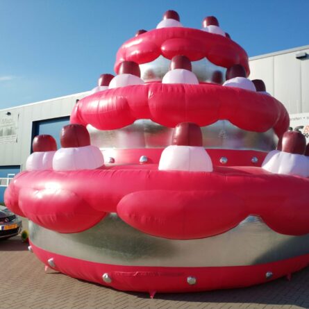 Inflatable Taart Roze